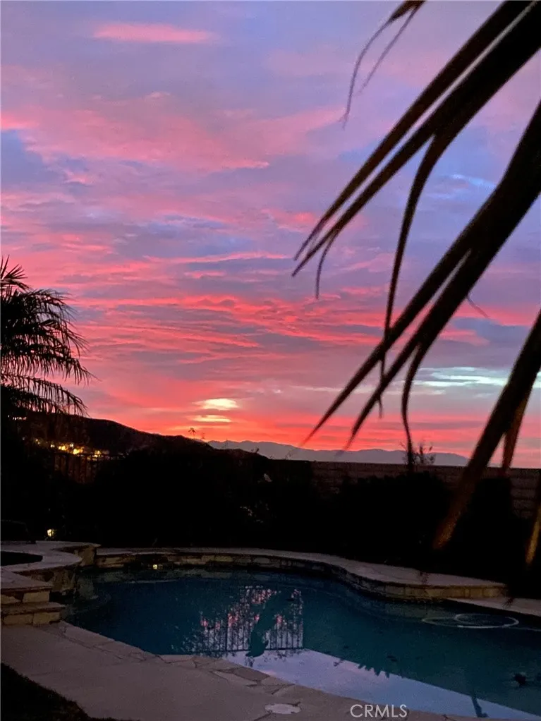 backyard sunsets