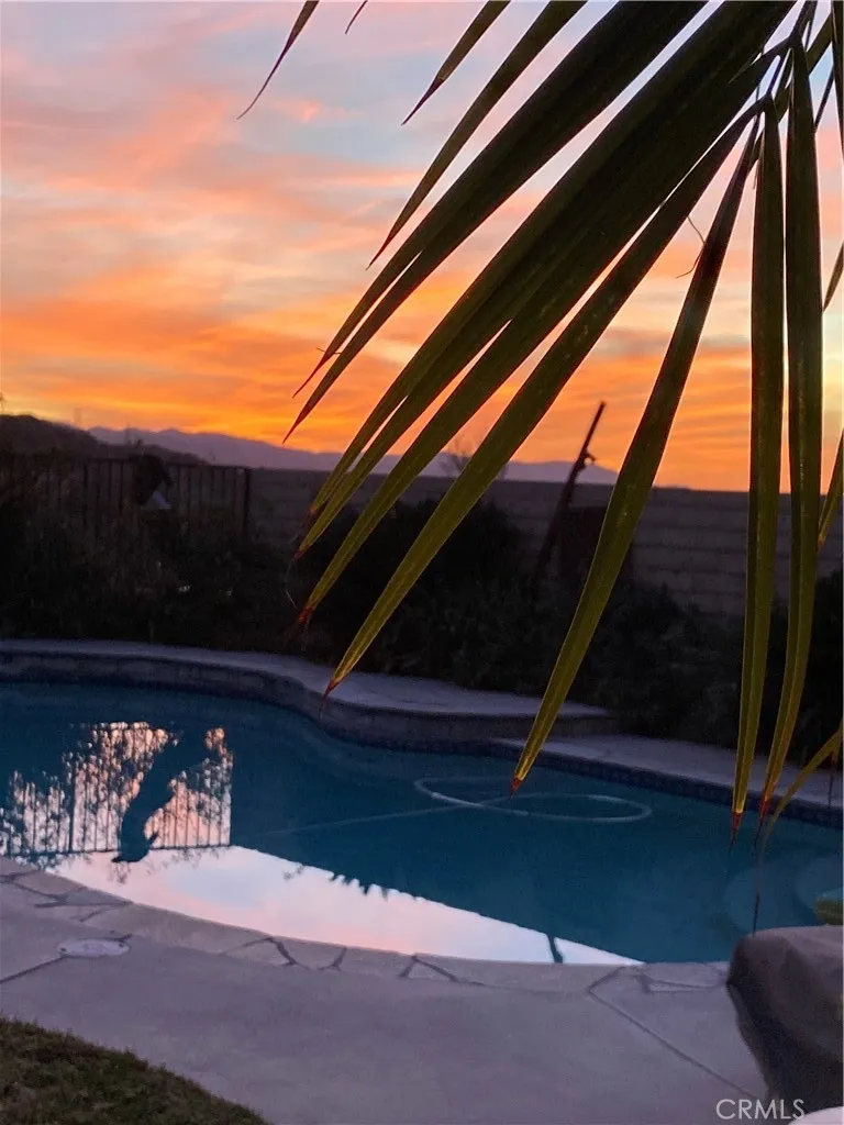 backyard sunsets