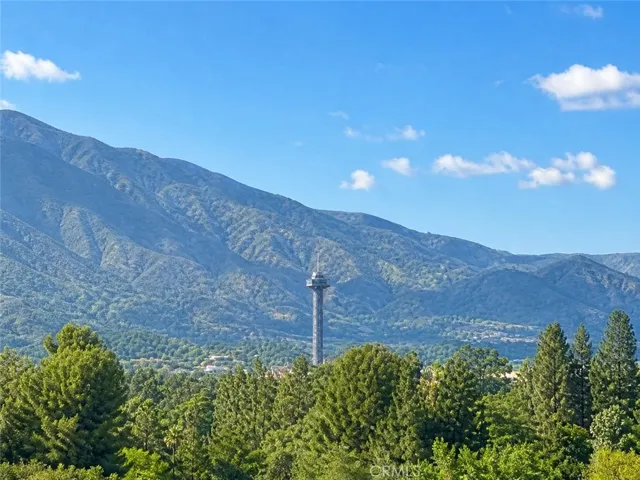 magic mountain from the house in the distance