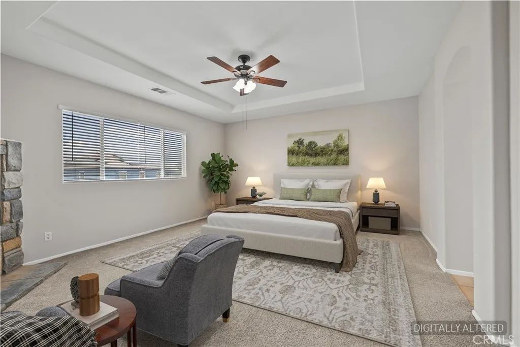 Bedroom Virtually Staged