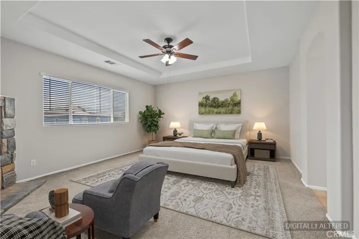 Bedroom Virtually Staged