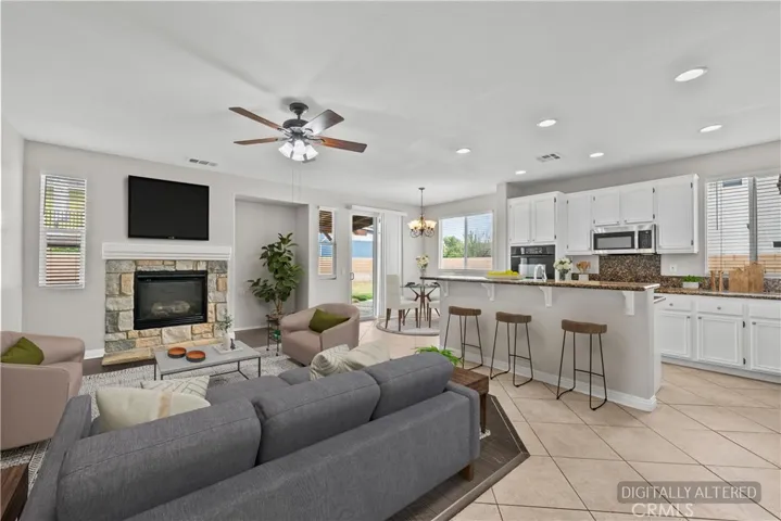 Living Room Virtually Staged