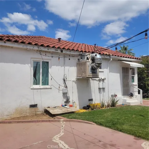 back of property
