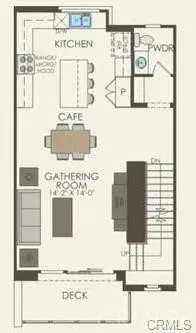 Reverse of the second floor