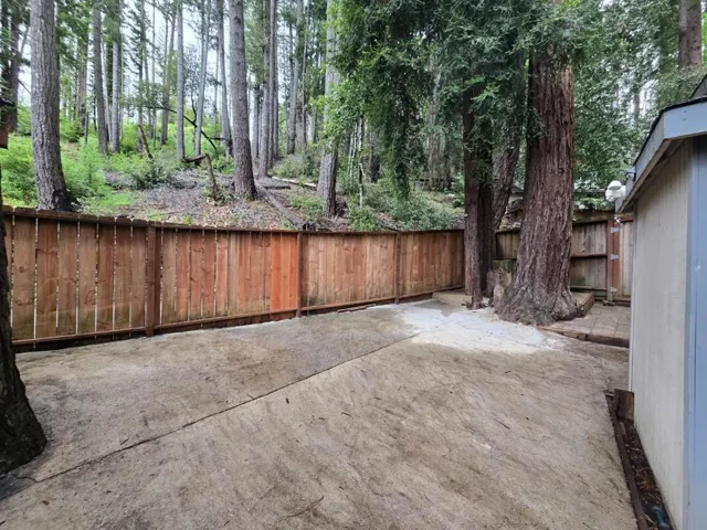 fenced in yard
