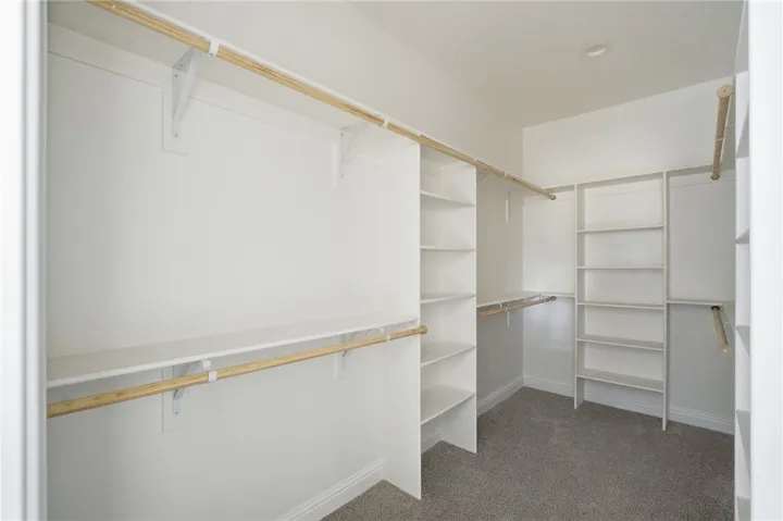Master walk in closet