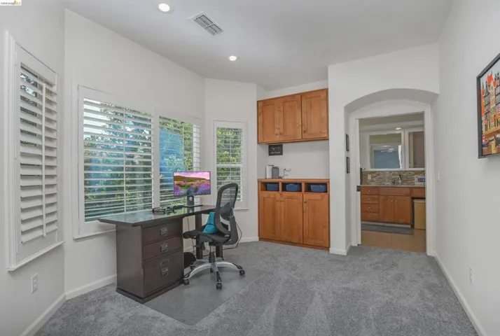 Retreat area in the primary suite