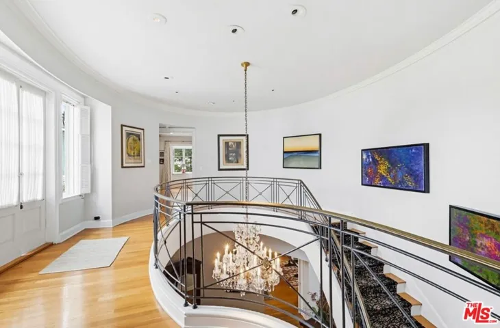 upstairs