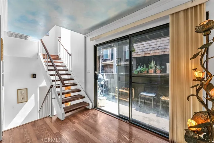 Staircase to upstairs