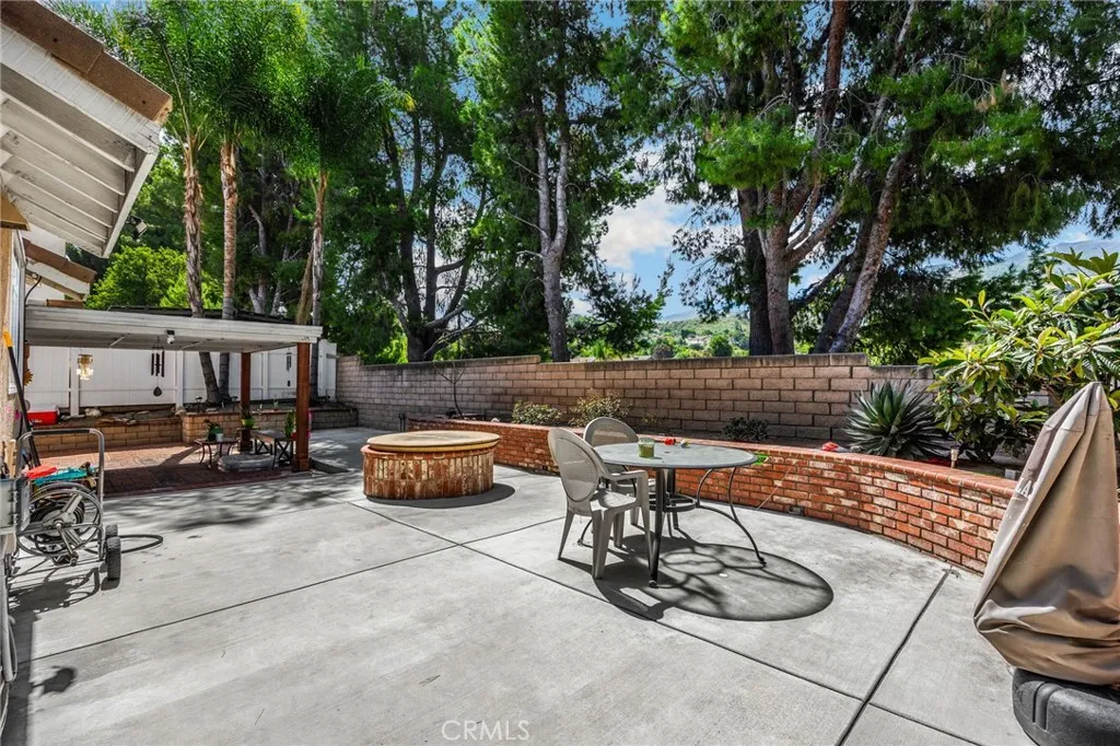 New concrete patio