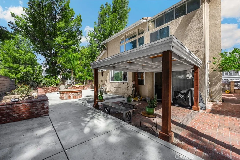 Covered patio