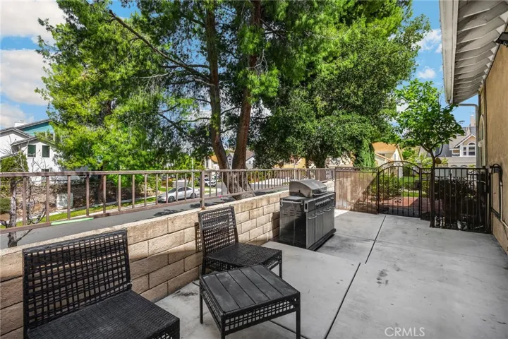More wide space on side of home