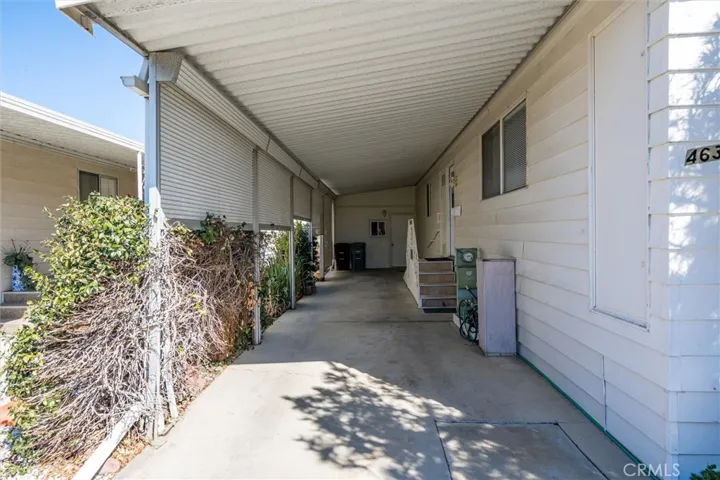 CARPORT FACING NORTH