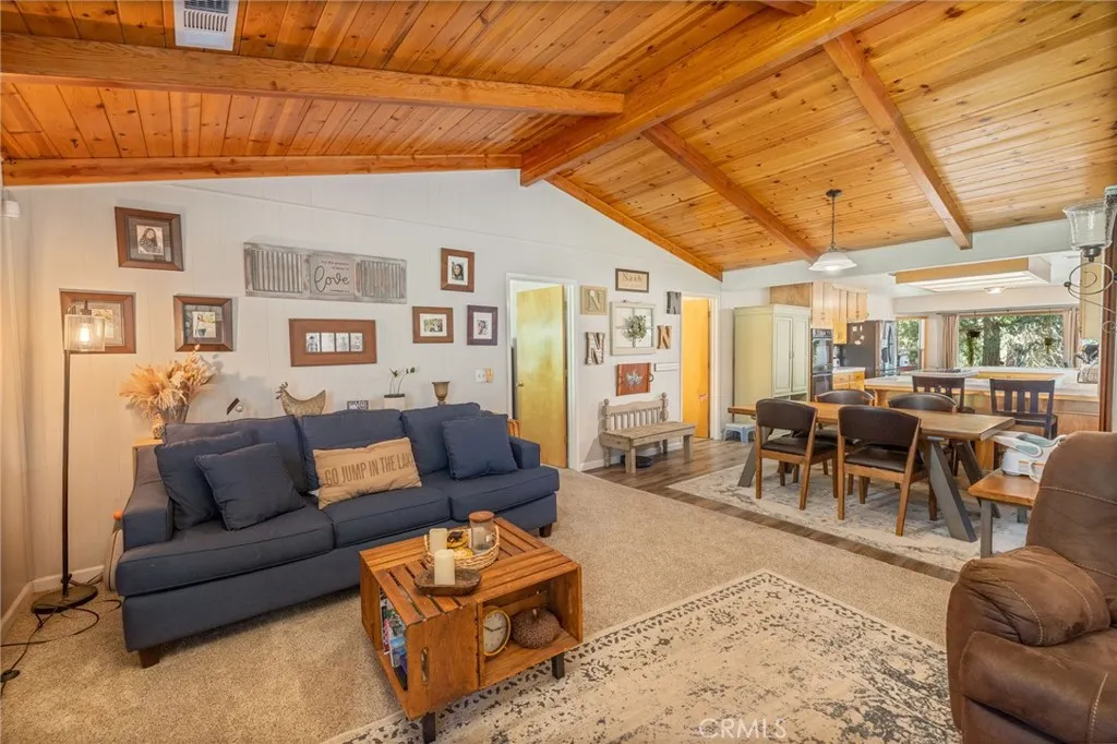 living and dining room area