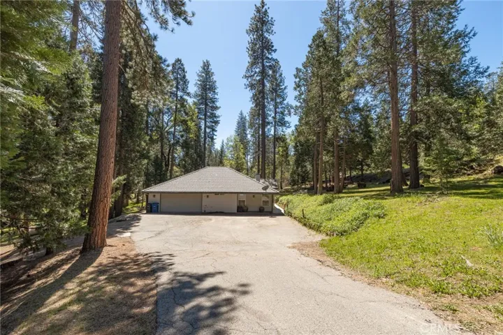 driveway sloped towards garage