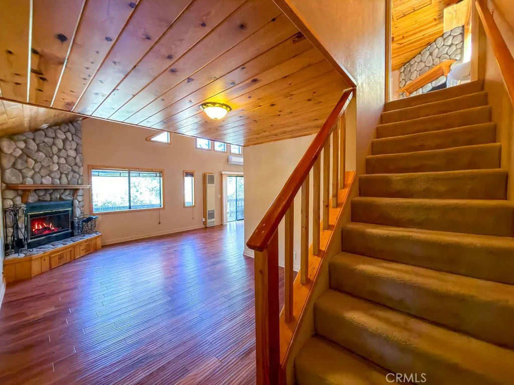 Stairs to top floor