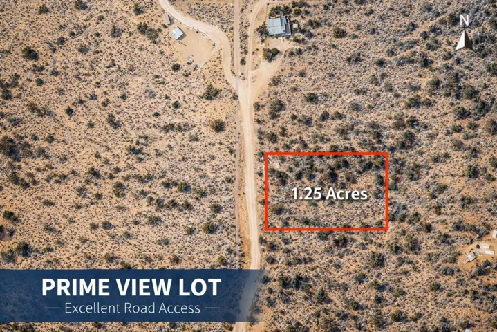 Prime desert view lot with road access
