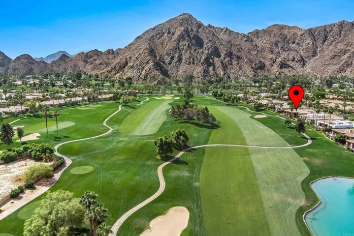 Aerial 2nd and 3rd Fairways with Property Marker