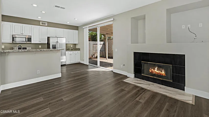 Family Room and Kitchen
