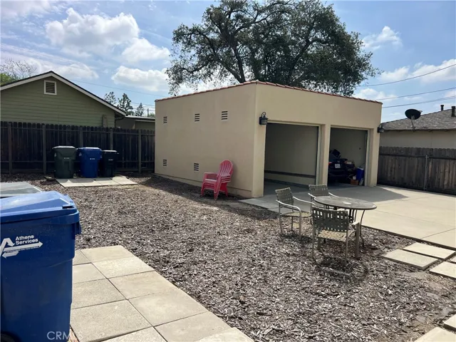 Rear Yard and Garage