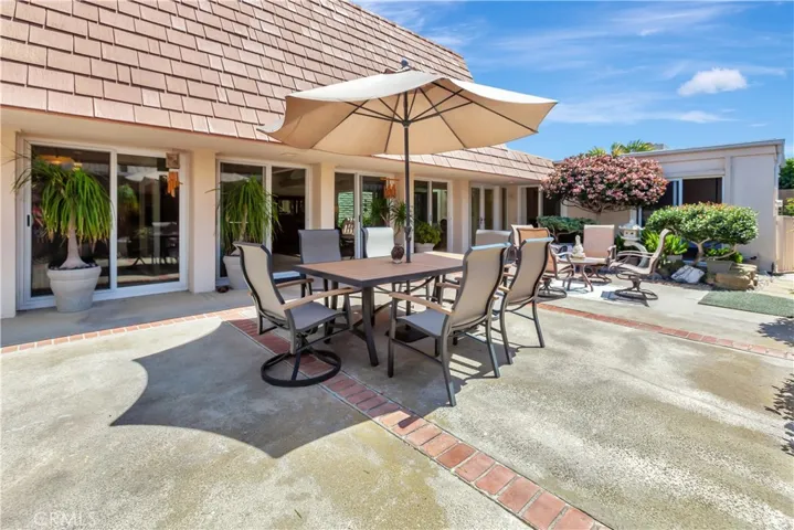 Private Patio showcasing the indoor-outdoor connection.