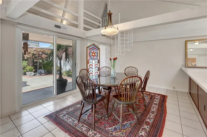 Dining area bright and open for easy living.