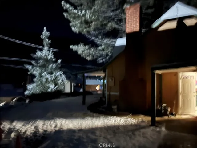 House at night
