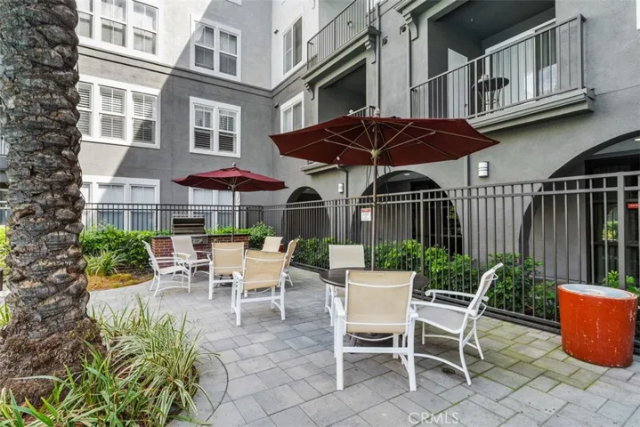 BBQ area next to pool