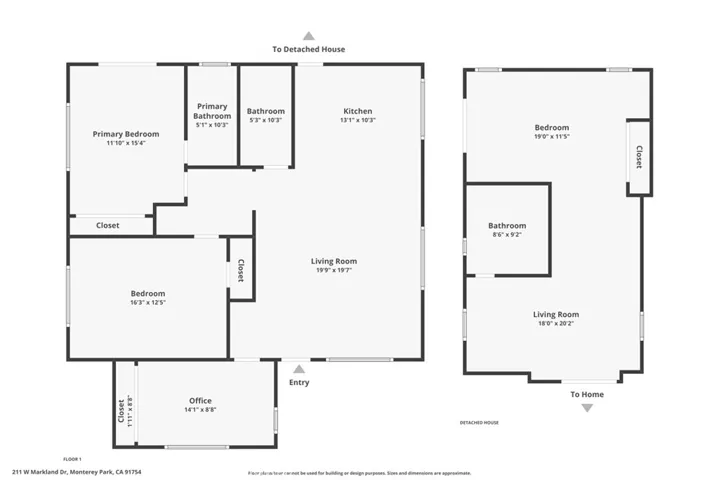 211 W Markland Drive, Monterey Park, California 91754