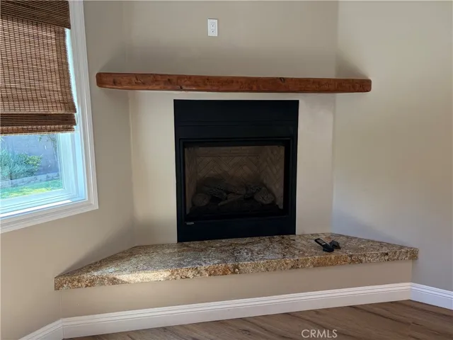 Cozy fireplace