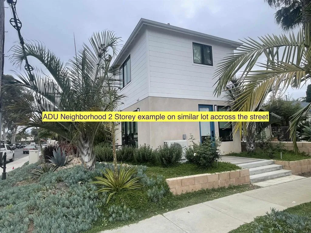 Example of a street side 2 Story ADU