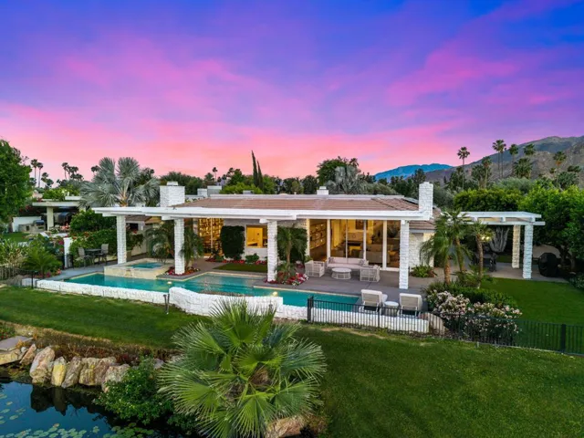 Home at twilight