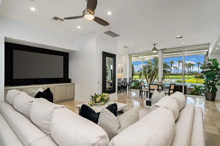 Family room with views