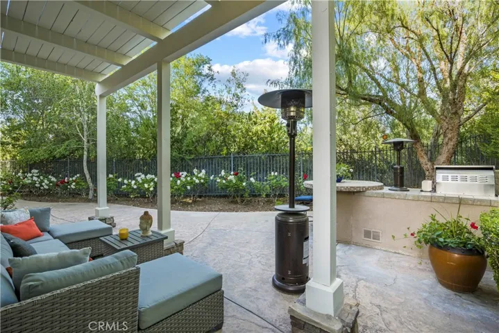 Covered patio