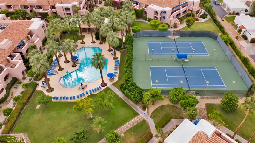 Main Pool and Tennis Courts