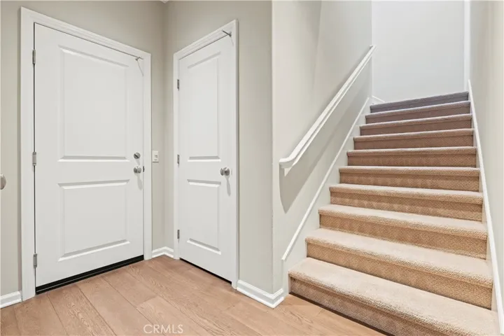 Stairs and Washer/Dryer Room