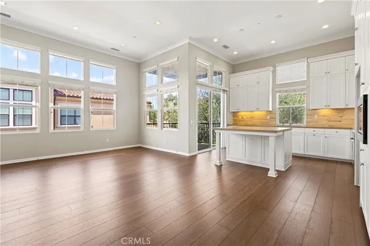 Living/Dining Room and kitchen