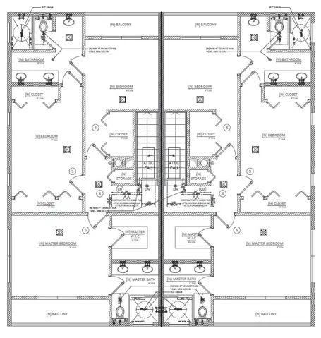Duplex 2nd Floor Layout