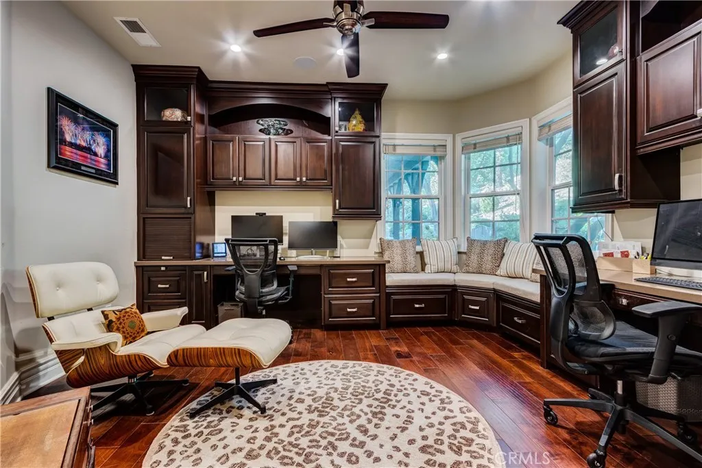main floor library/office