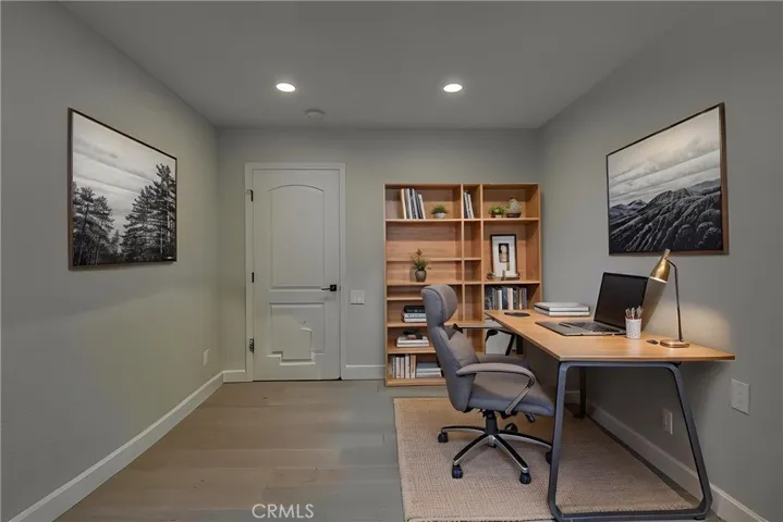 VIRTUAL shot of second bedroom showing virtual furnishings