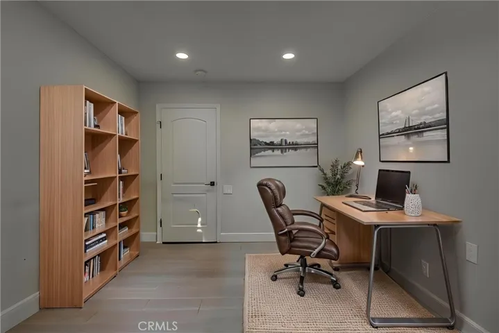 VIRTUAL shot of second bedroom showing virtual furnishings