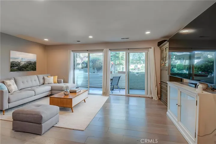 Virtual shot of living area showing virtual furnishings