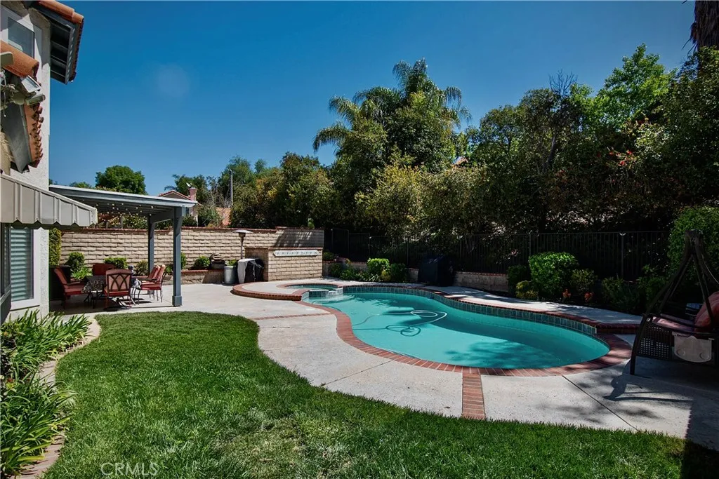 Pool backyard wide