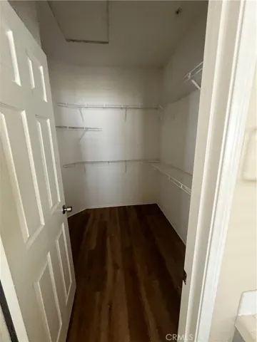 Large master walk-in closet.