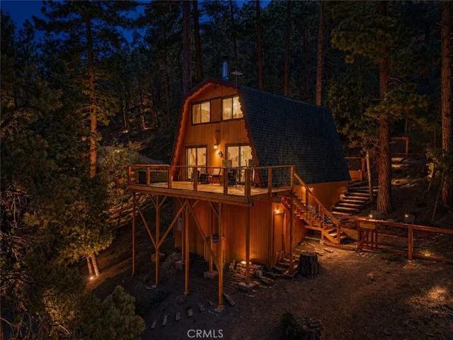 Exterior at night