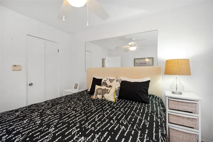 Second bedroom with spacious closet.