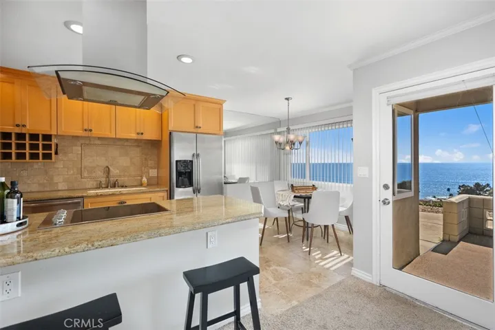 Every west-facing window and door has an ocean view.