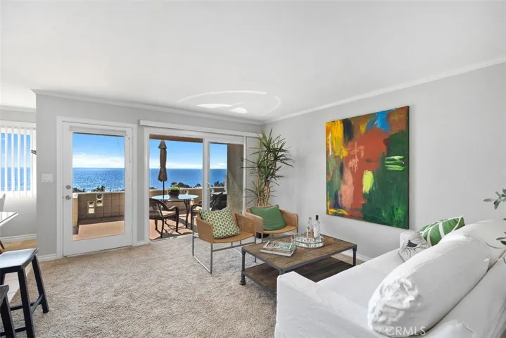 Panoramic ocean views from the living room, dining room, kitchen, and every west facing window and door.