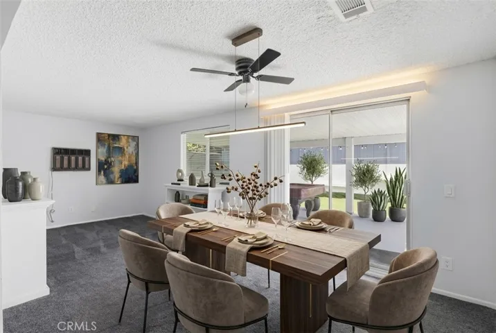 Virtually Staged - dining area