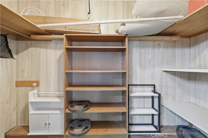Garage storage area